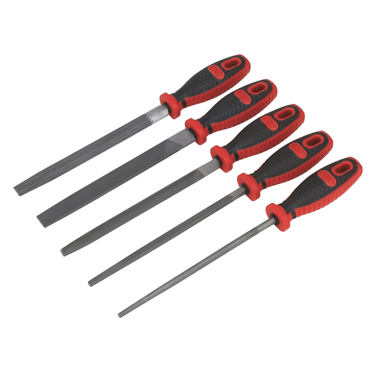 Sealey AK586 5pc 200mm Engineer's Smooth Cut File Set