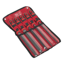 Sealey AK586 5pc 200mm Engineer's Smooth Cut File Set