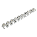 Sealey AK598 10pc 3/8"Sq Drive Crow's Foot Spanner Set