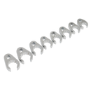 Sealey AK5981 8pc 1/2"Sq Drive Crow's Foot Spanner Set