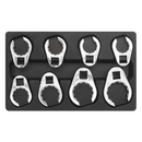 Sealey AK5981 8pc 1/2"Sq Drive Crow's Foot Spanner Set