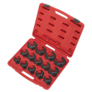 Sealey AK59831 14pc 1/2"Sq Drive Crow's Foot Spanner Set