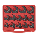 Sealey AK59831 14pc 1/2"Sq Drive Crow's Foot Spanner Set