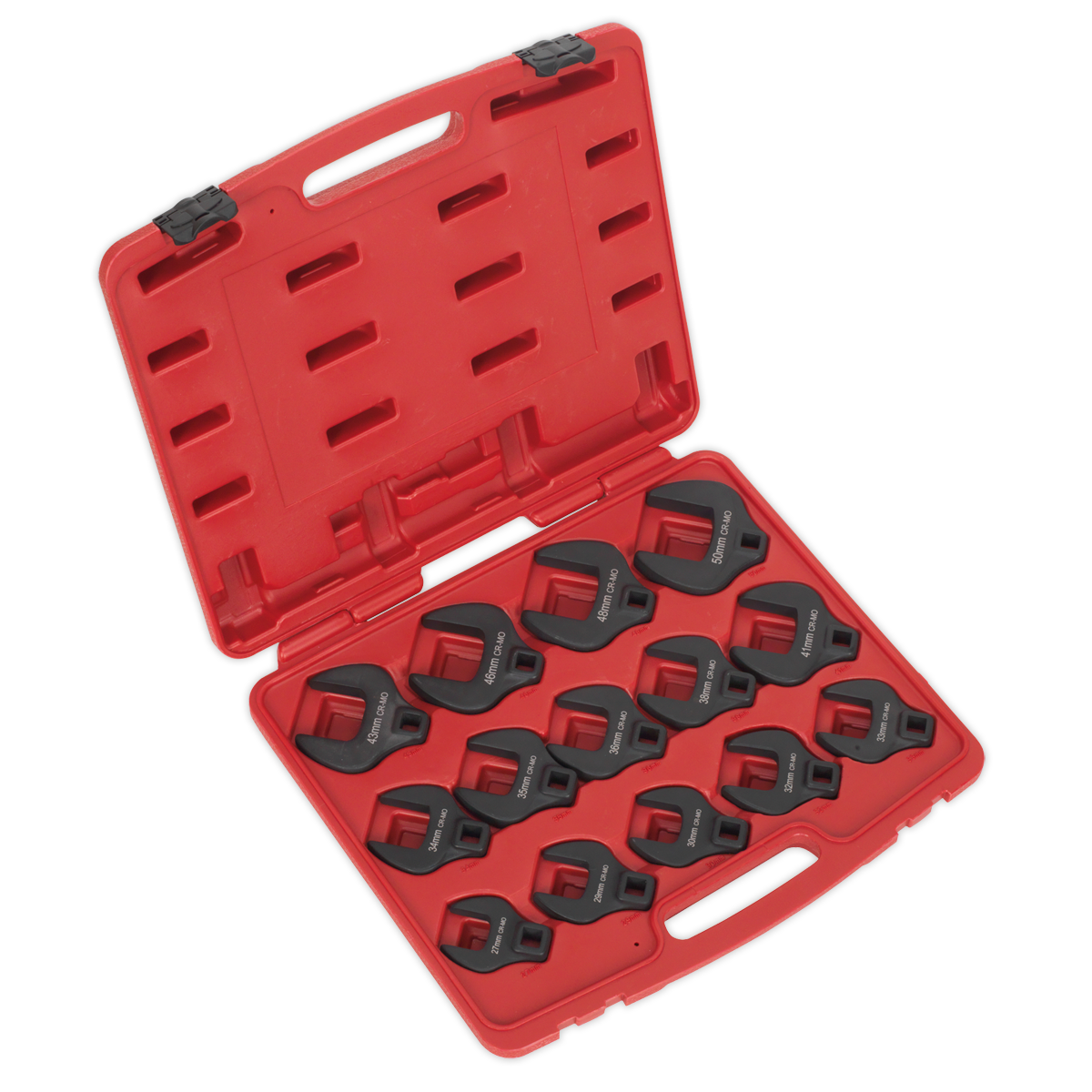 Sealey AK59831 14pc 1/2"Sq Drive Crow's Foot Spanner Set