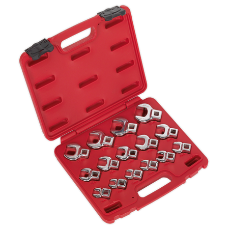 Sealey AK59891 15pc 3/8"Sq Drive Crow's Foot Spanner Set