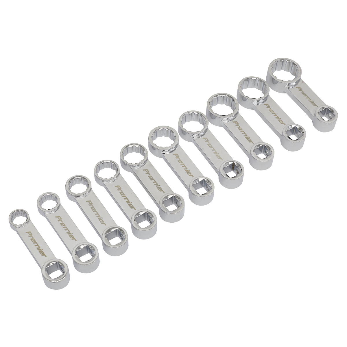 Sealey AK59895 10pc 3/8"Sq Drive Torque Adaptor Spanner Set