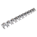 Sealey AK5989 10pc 3/8"Sq Drive Crow's Foot Spanner Set