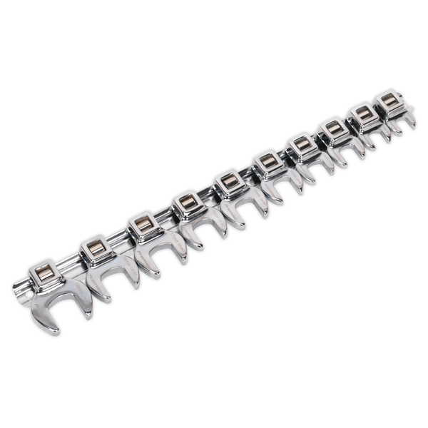 Sealey AK5989 10pc 3/8"Sq Drive Crow's Foot Spanner Set