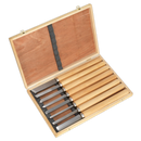 Sealey AK60/8 8pc Wood Turning Chisel Set
