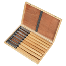 Sealey AK60/8 8pc Wood Turning Chisel Set