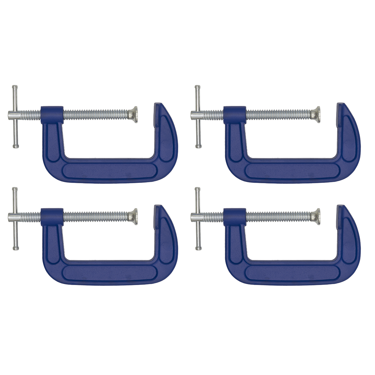 Sealey AK60044 100mm G-Clamp - Pack of 4