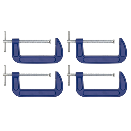 Sealey AK60064 G-Clamp 150mm - Pack of 4