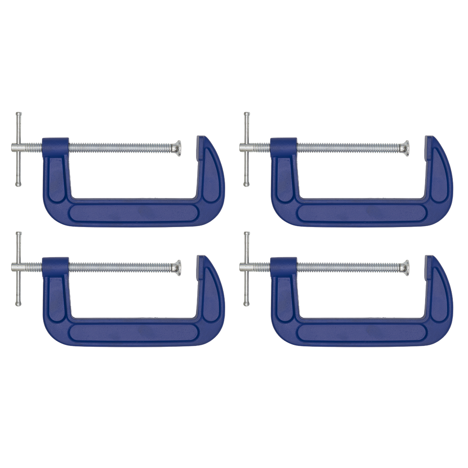 Sealey AK60064 G-Clamp 150mm - Pack of 4