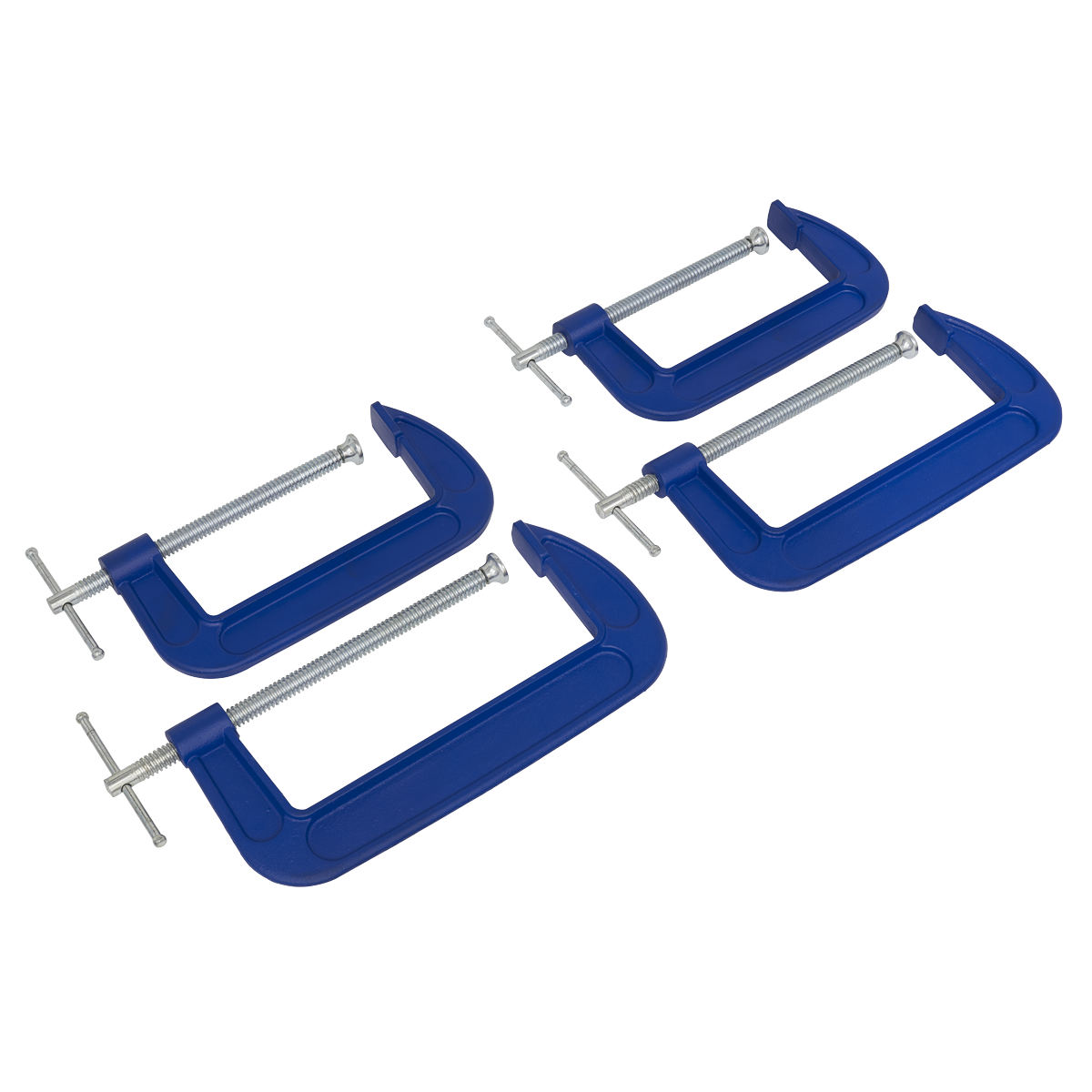 Sealey AK6006SET 150mm & 200mm - G-Clamp Set 4pc