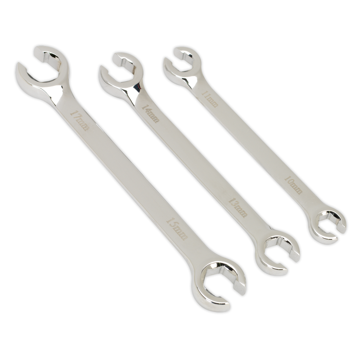 Sealey AK600 3pc Flare Nut Spanner Set