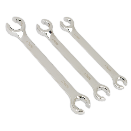 Sealey AK600 3pc Flare Nut Spanner Set