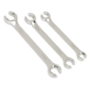 Sealey AK600 3pc Flare Nut Spanner Set