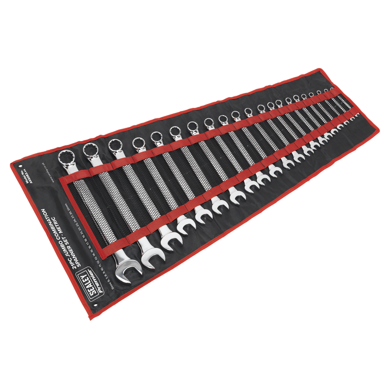 Sealey AK6083 21pc Jumbo Combination Spanner Set