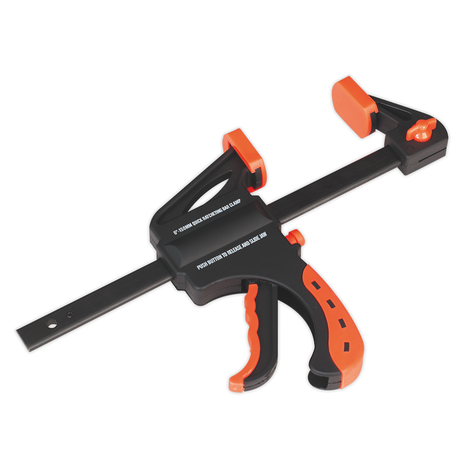 Sealey AK6101 150mm Ratchet Bar Clamp