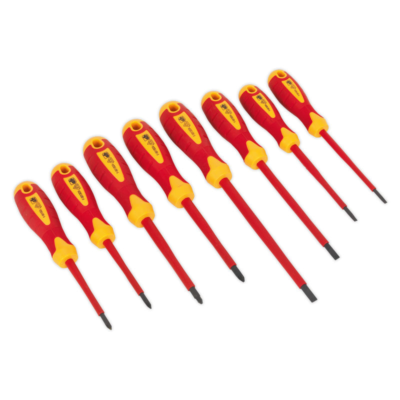 Sealey AK6124 8pc Screwdriver Set - VDE Approved