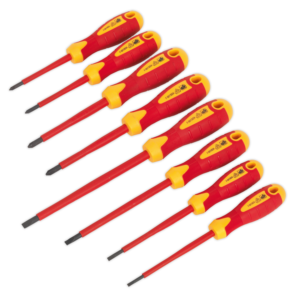 Sealey AK6124 8pc Screwdriver Set - VDE Approved