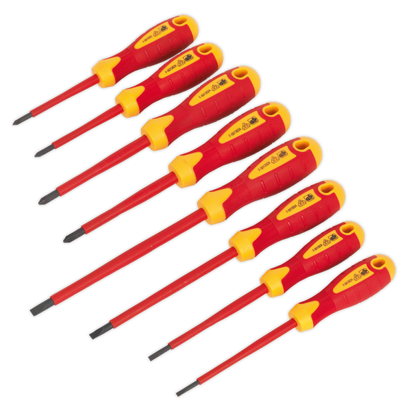 Sealey AK6124 8pc Screwdriver Set - VDE Approved