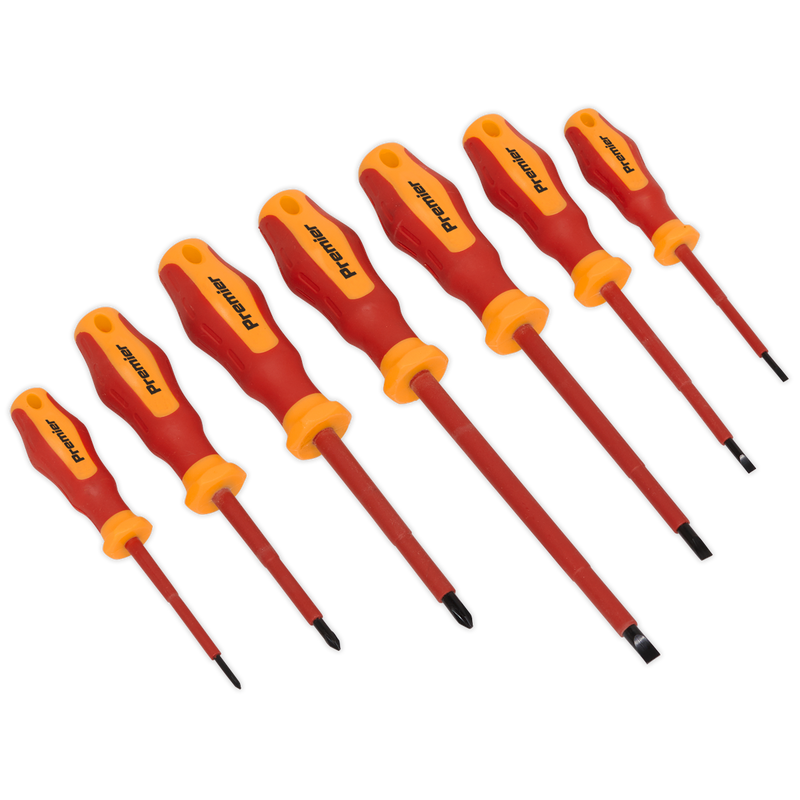 Sealey AK6125 7pc Screwdriver Set - VDE Approved