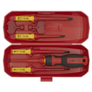 Sealey AK61280 Screwdriver Set Interchangeable 8pc - VDE Approved
