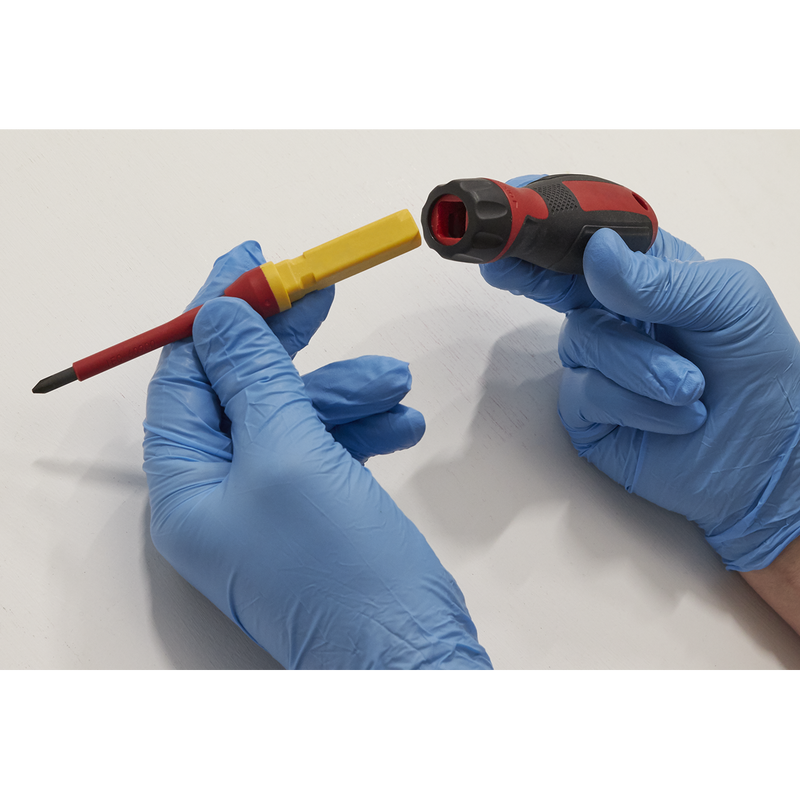 Sealey AK6128 13pc Interchangeable Screwdriver Set - VDE Approved