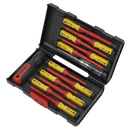 Sealey AK6128 13pc Interchangeable Screwdriver Set - VDE Approved