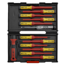 Sealey AK6128 13pc Interchangeable Screwdriver Set - VDE Approved