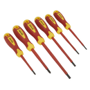 Sealey AK6130 Screwdriver Set 6pc VDE Approved