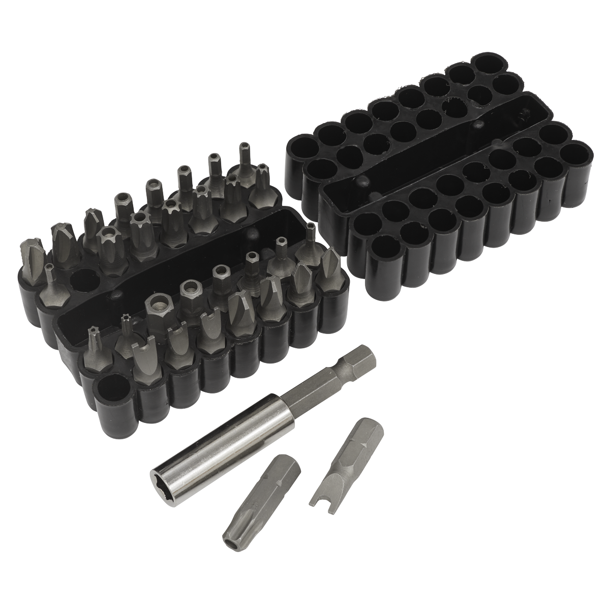 Sealey AK614 33pc Security Bit & Magnetic Adaptor Set
