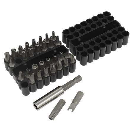 Sealey AK614 33pc Security Bit & Magnetic Adaptor Set