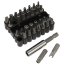 Sealey AK614 33pc Security Bit & Magnetic Adaptor Set