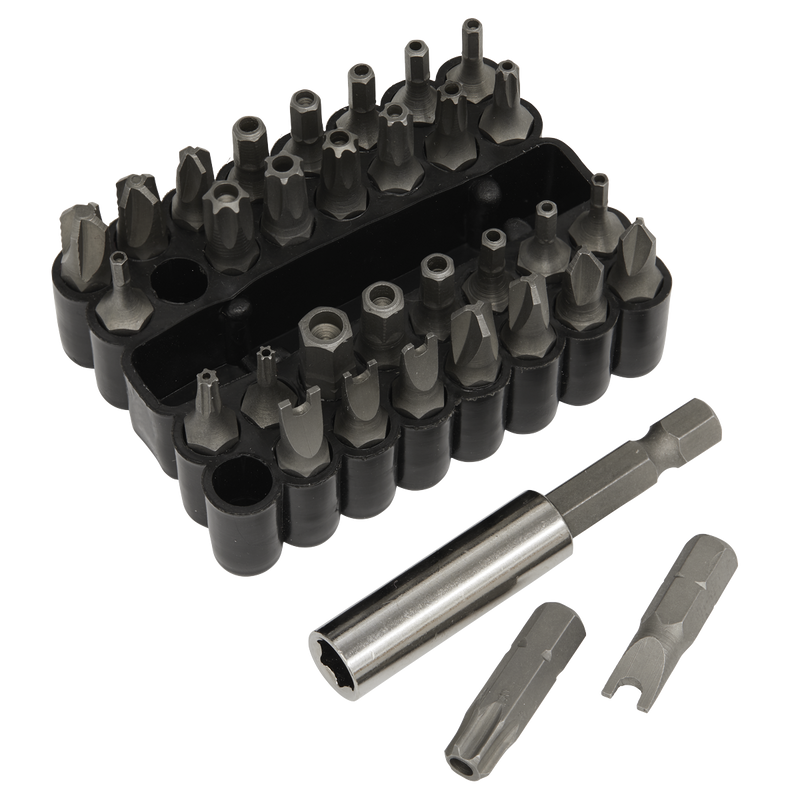 Sealey AK614 33pc Security Bit & Magnetic Adaptor Set