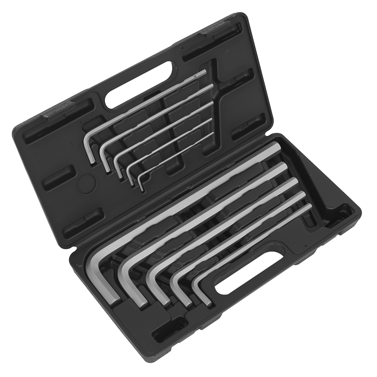 Sealey AK6143 10pc Extra-Long Jumbo Hex Key Set