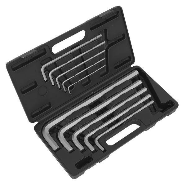 Sealey AK6143 10pc Extra-Long Jumbo Hex Key Set
