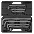 Sealey AK6143 10pc Extra-Long Jumbo Hex Key Set