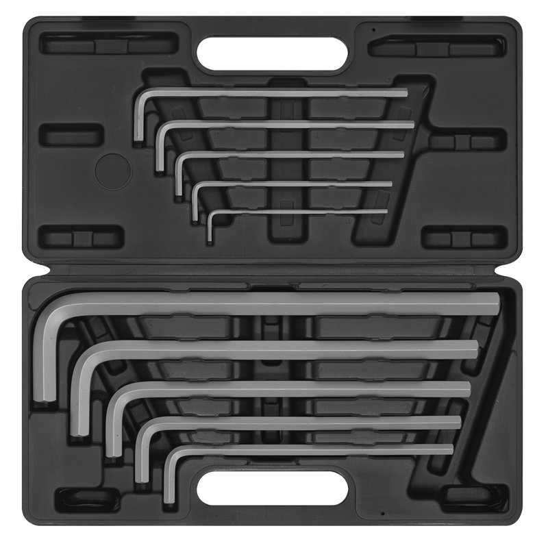Sealey AK6143 10pc Extra-Long Jumbo Hex Key Set