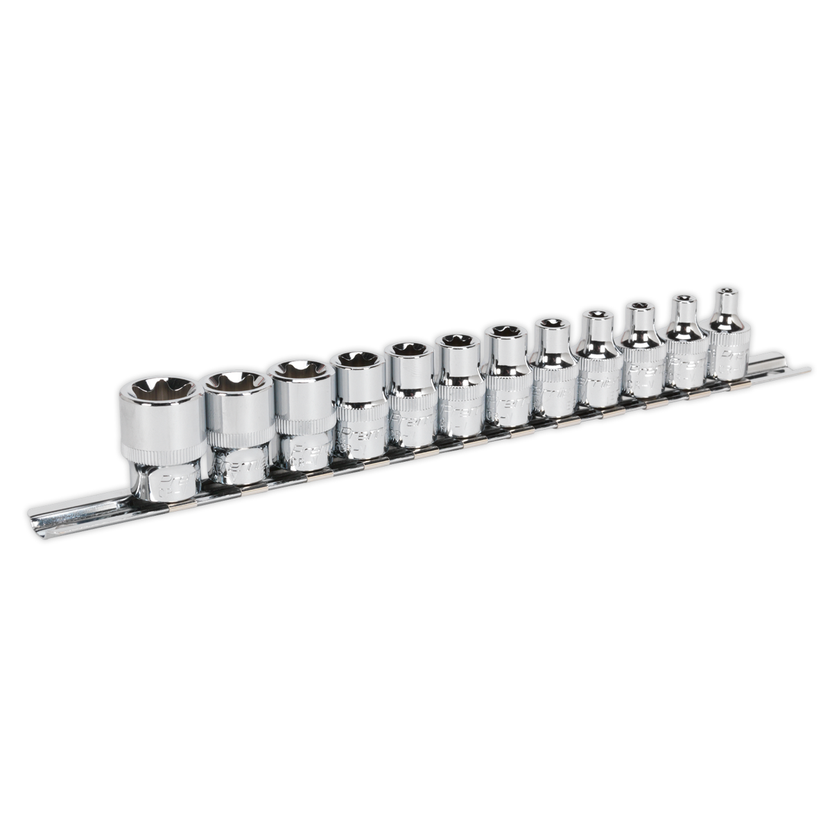 Sealey AK61806 12pc 3/8"Sq Drive TRX-Star* Socket Set - E4-E20