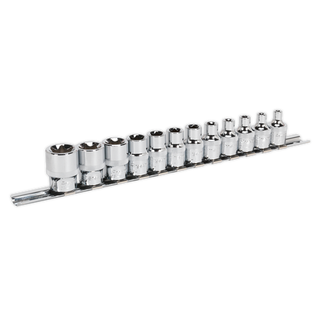 Sealey AK61806 12pc 3/8"Sq Drive TRX-Star* Socket Set - E4-E20