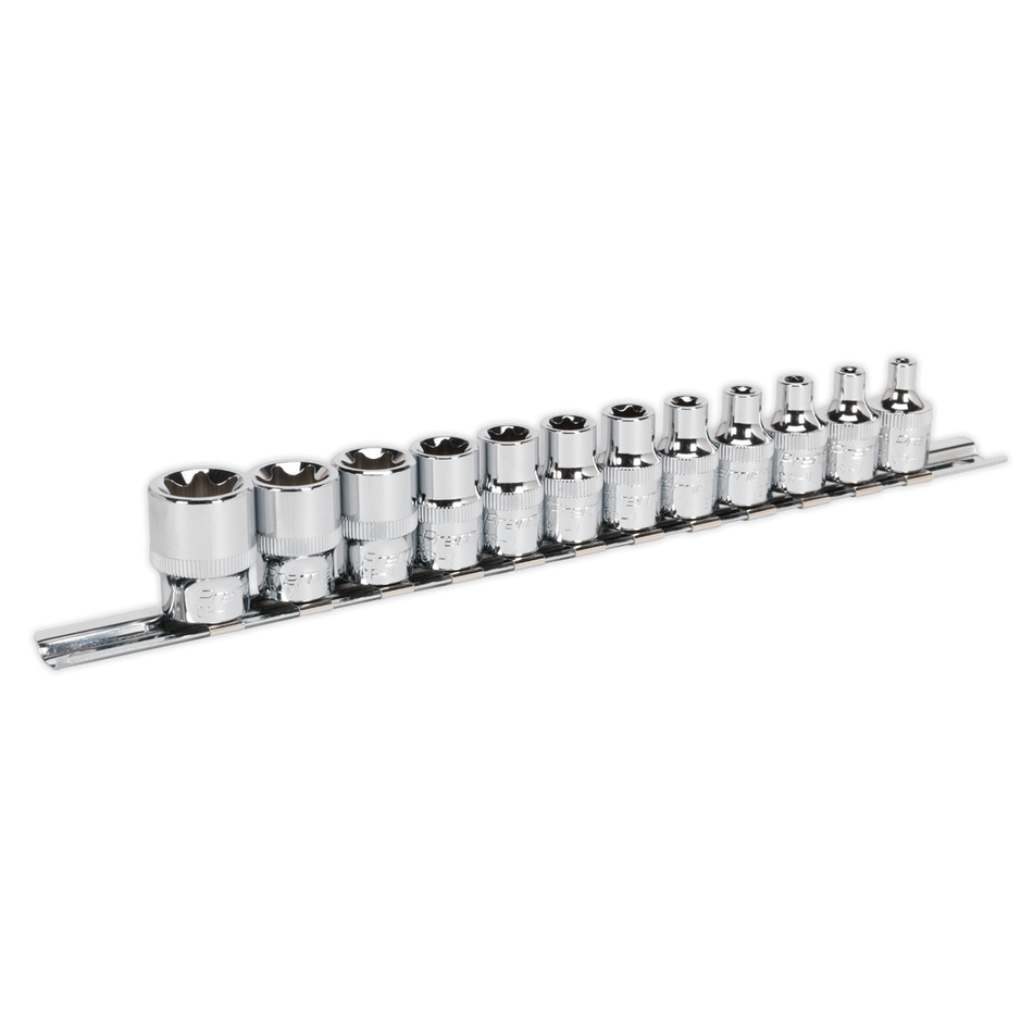 Sealey AK61806 12pc 3/8"Sq Drive TRX-Star* Socket Set - E4-E20