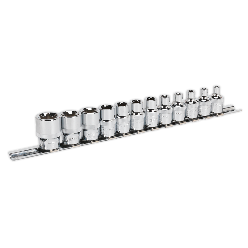 Sealey AK61806 12pc 3/8"Sq Drive TRX-Star* Socket Set - E4-E20