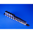 Sealey AK618B 14pc 1/4", 3/8" & 1/2"Sq Drive TRX-Star* Socket Set - E4-E24 - Black Series