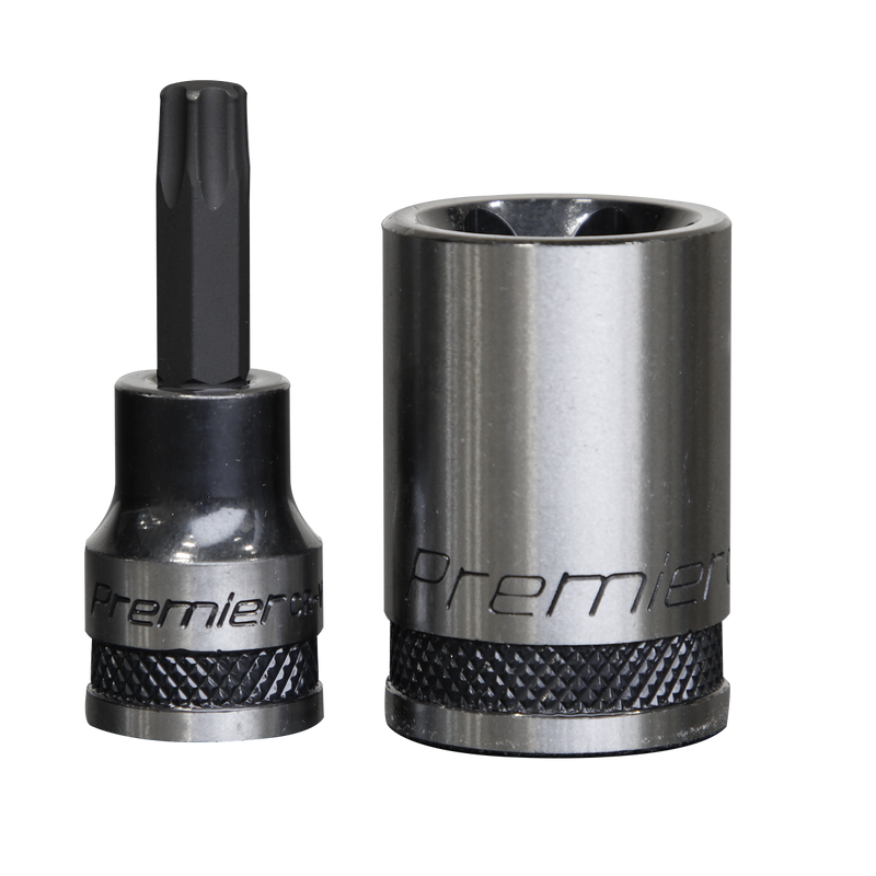 Sealey AK6197B 38pc 1/4", 3/8" & 1/2"Sq Drive TRX-Star* Socket & Security Socket Bit Set - Black Series