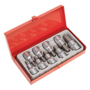 Sealey AK620 9pc 1/2"Sq Drive Hex Socket Bit Set