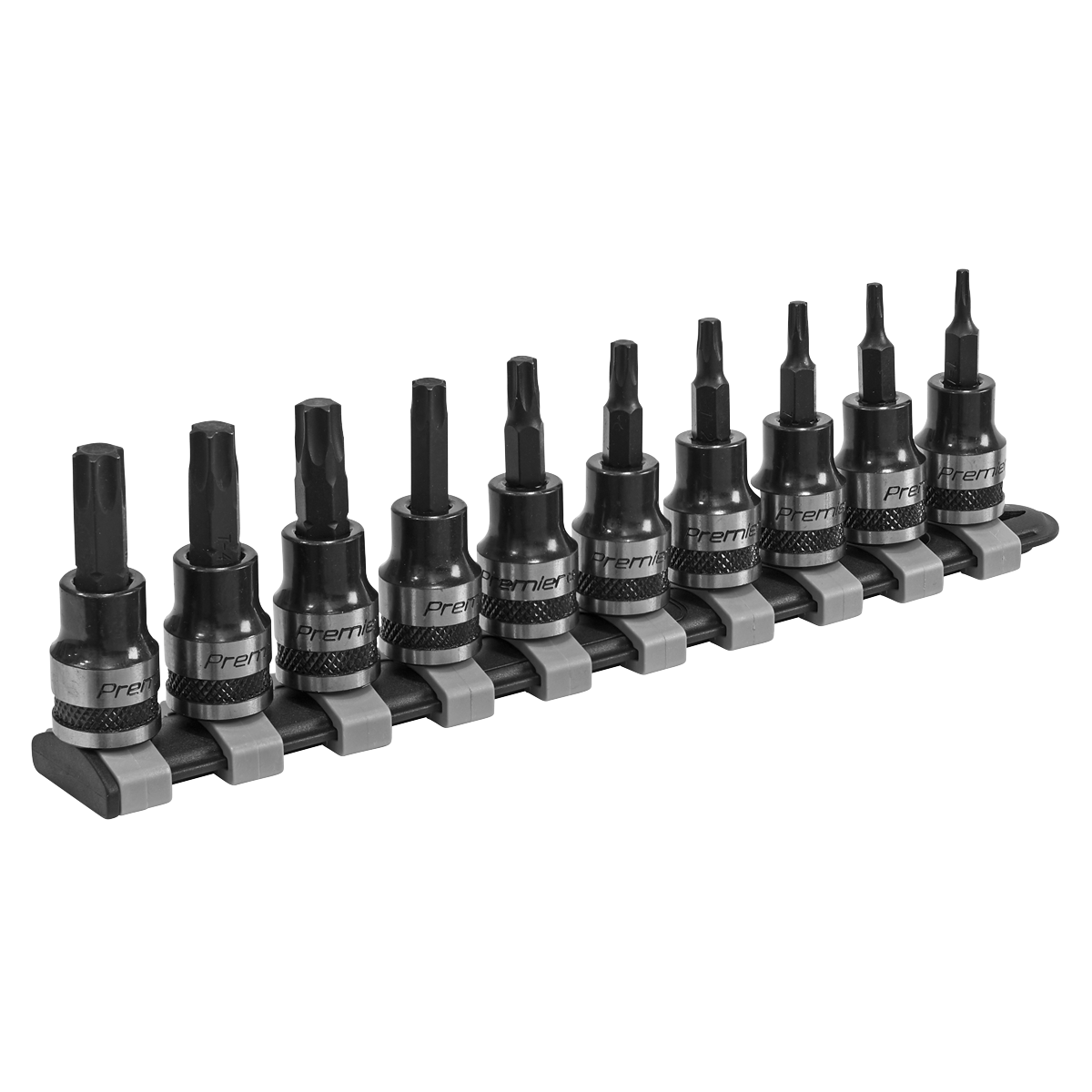 Sealey AK6207B 10pc 3/8"Sq Drive TRX-Star* Socket Bit Set