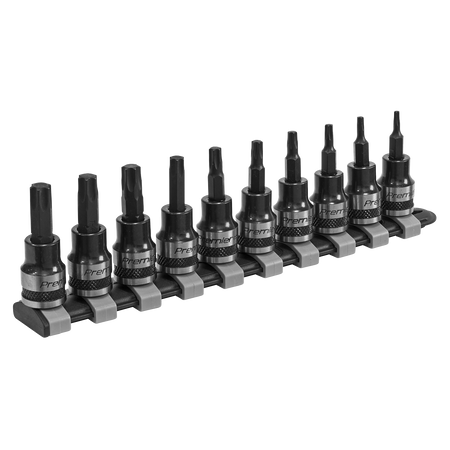 Sealey AK6207B 10pc 3/8"Sq Drive TRX-Star* Socket Bit Set
