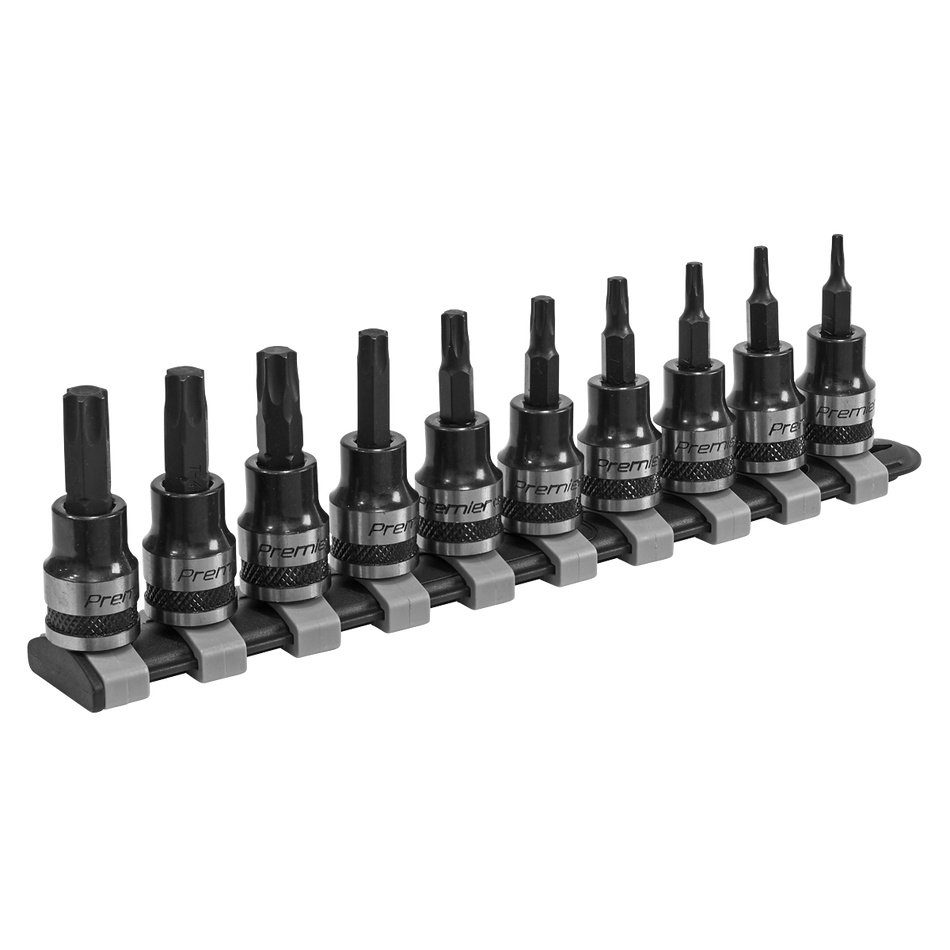 Sealey AK6207B 10pc 3/8"Sq Drive TRX-Star* Socket Bit Set